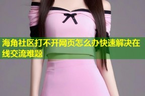 海角社区打不开网页怎么办快速解决在线交流难题