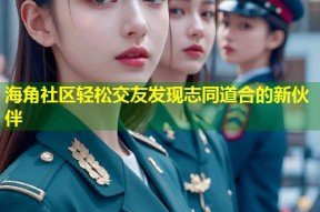 海角社区轻松交友发现志同道合的新伙伴