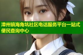 漳州镇海角坑社区电话服务平台一站式便民查询中心