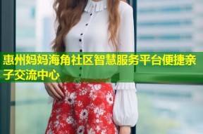 惠州妈妈海角社区智慧服务平台便捷亲子交流中心