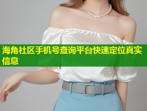 海角社区手机号查询平台快速定位真实信息  第1张