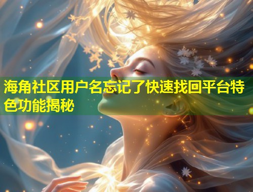 海角社区用户名忘记了快速找回平台特色功能揭秘  第1张