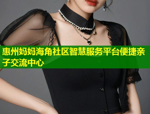 惠州妈妈海角社区智慧服务平台便捷亲子交流中心 第2张 惠州妈妈海角社区智慧服务平台便捷亲子交流中心 第2张