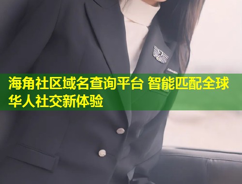 海角社区域名查询平台 智能匹配全球华人社交新体验 第1张 海角社区域名查询平台 智能匹配全球华人社交新体验 第1张