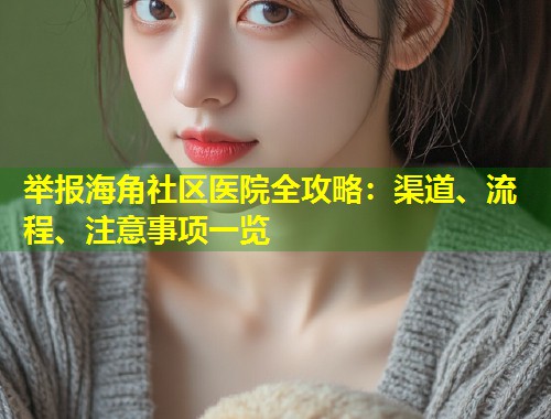 举报海角社区医院全攻略:渠道、流程、注意事项一览 第1张 举报海角社区医院全攻略:渠道、流程、注意事项一览 第1张