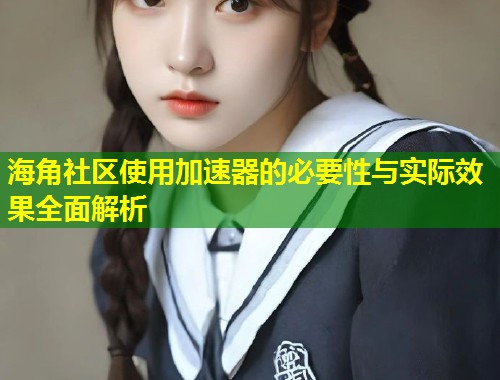 海角社区使用加速器的必要性与实际效果全面解析 第1张 海角社区使用加速器的必要性与实际效果全面解析 第1张