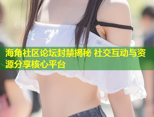 海角社区论坛封禁揭秘 社交互动与资源分享核心平台  第1张