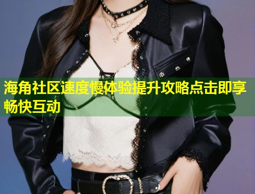 海角社区速度慢体验提升攻略点击即享畅快互动 第1张 海角社区速度慢体验提升攻略点击即享畅快互动 第1张