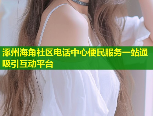 涿州海角社区电话中心便民服务一站通吸引互动平台 第1张 涿州海角社区电话中心便民服务一站通吸引互动平台 第1张